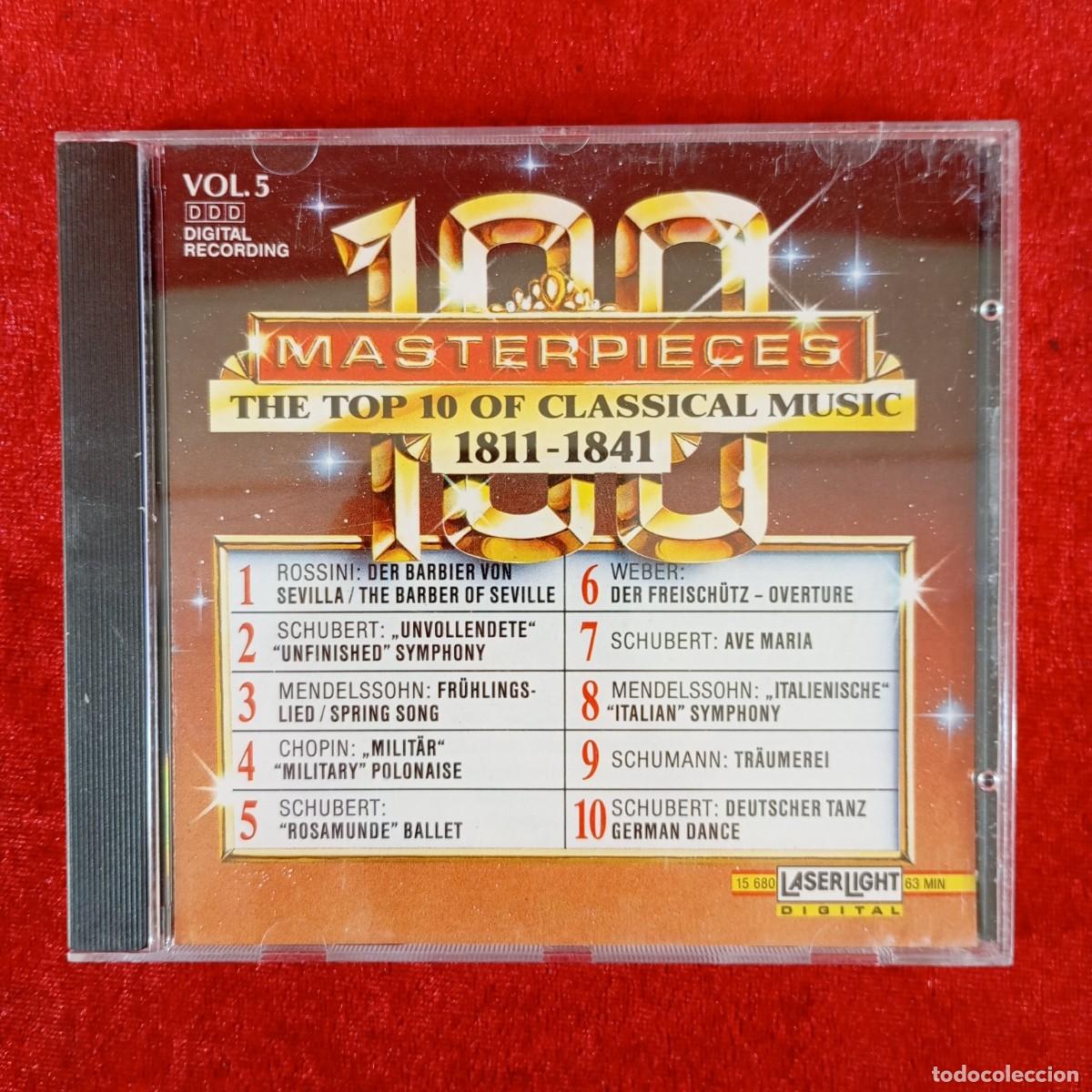 CDs de M&uacute;sica: 100 MASTERPIECES - THE TOP 10 OF CLASSICAL MUSIC - VOL. 5 - CD - DISCO DE M&Uacute;SICA / 3552