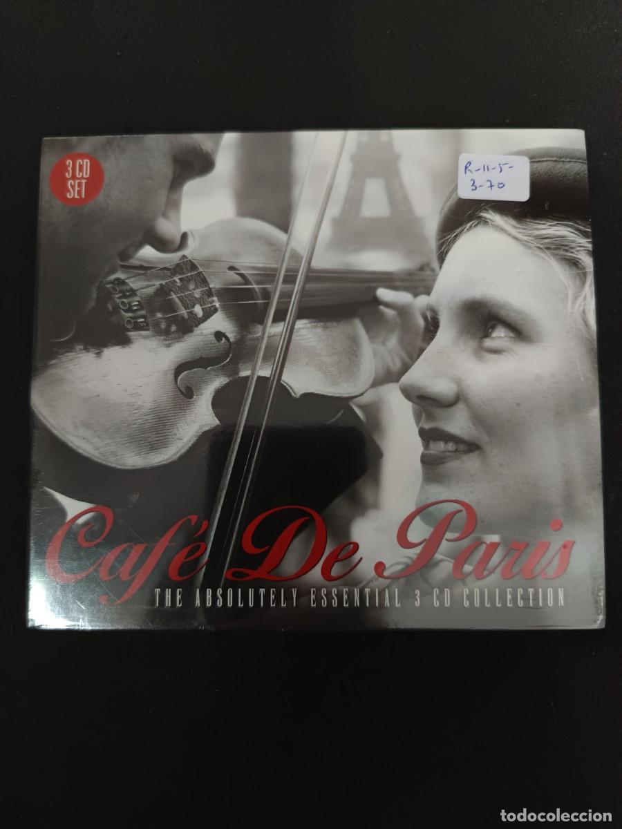 CDs de m&uacute;sica: 3 CD SET. CAF&Eacute; DE PARIS. THE ABSOLUTELY ESSENTIAL 3 CD COLLECTION - Foto 1