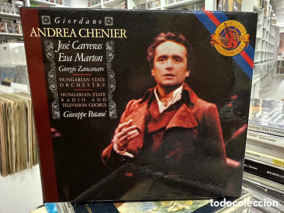 CDs de m&uacute;sica: Giordano - Giuseppe Patan&egrave; - Andrea Ch&eacute;nier (2xCD) - Foto 1