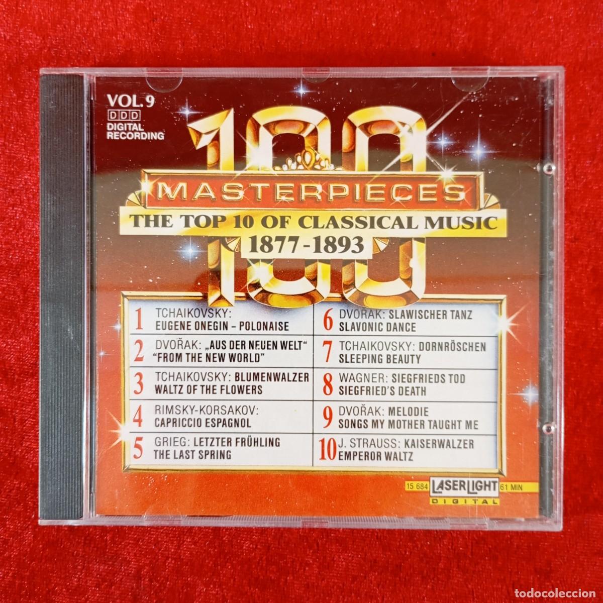 CDs de M&uacute;sica: 100 MASTERPIECES - THE TOP 10 OF CLASSICAL MUSIC 1877-1893 - CD - DISCO DE M&Uacute;SICA / 3571