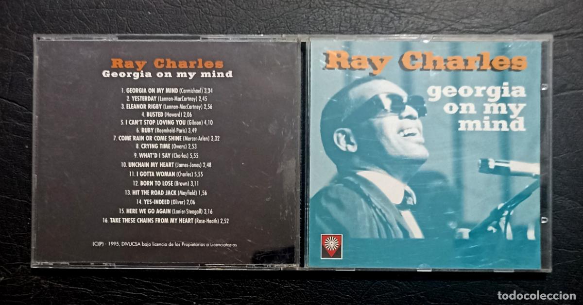 CDs de M&uacute;sica: CD RAY CHARLES - GEORGIA ON MY MIND - 1995