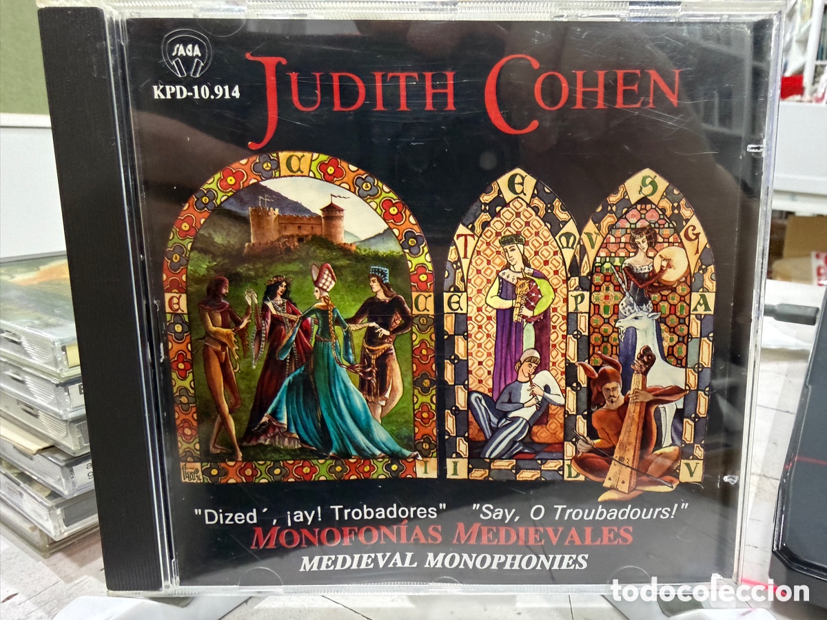 CDs de M&uacute;sica: Judith Cohen - Monofon&iacute;as Medievales (CD)