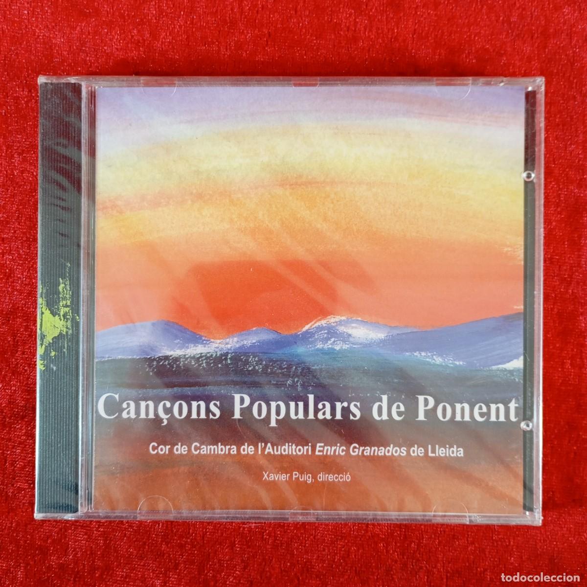 CDs de M&uacute;sica: CAN&Ccedil;ONS POPULARS DE PONENT - COR DE CAMBRA DE L'AUDITORI ENRIC GRANADOS - CD DISCO DE M&Uacute;SICA / 3608