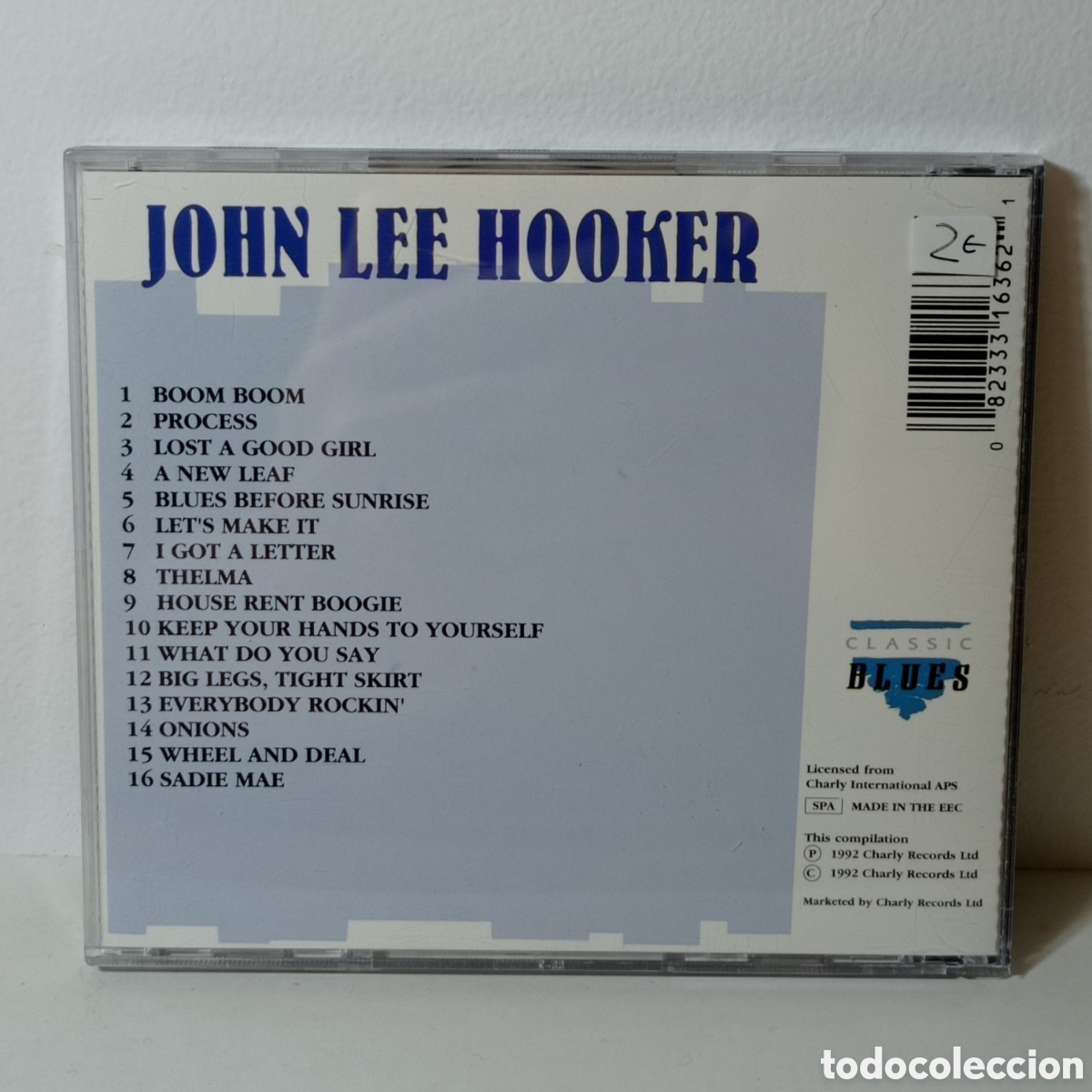 CDs de m&uacute;sica: JOHN LEE HOOKER, BOOM BOOM - Foto 2