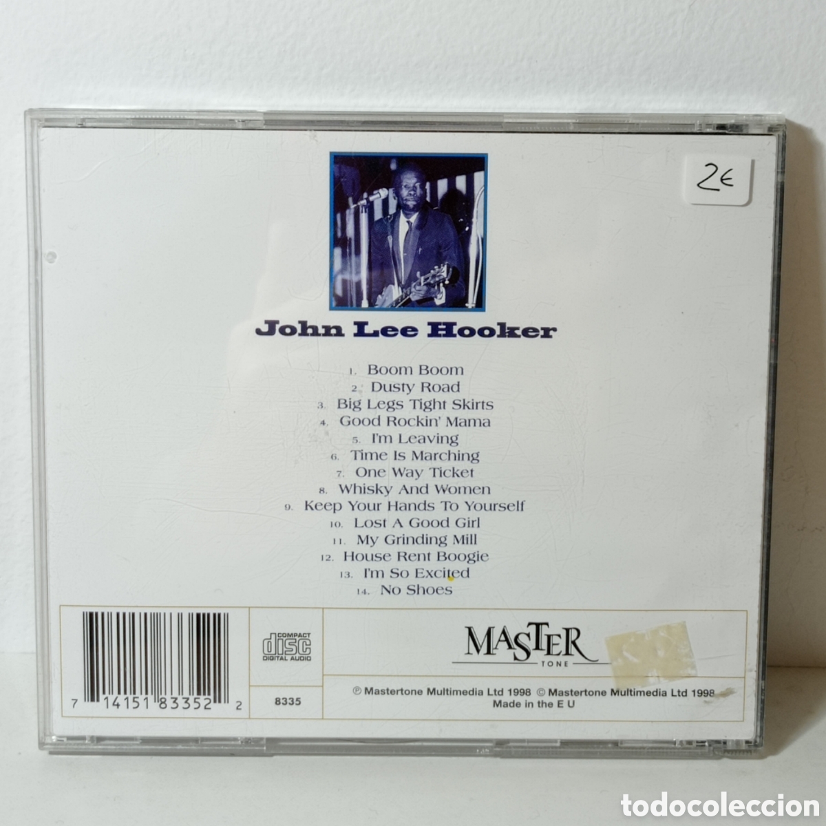 CDs de m&uacute;sica: JOHN LEE HOOKER, DUSTY ROAD - Foto 2