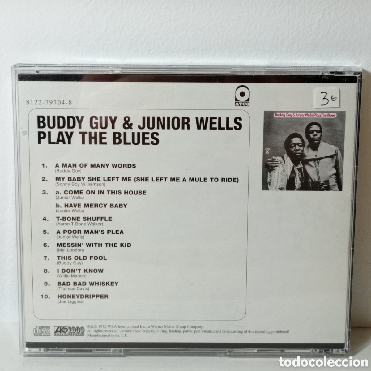 CDs de m&uacute;sica: BUDDY GUY & JUNIOR WELLS, PLAY THE BLUES - Foto 2