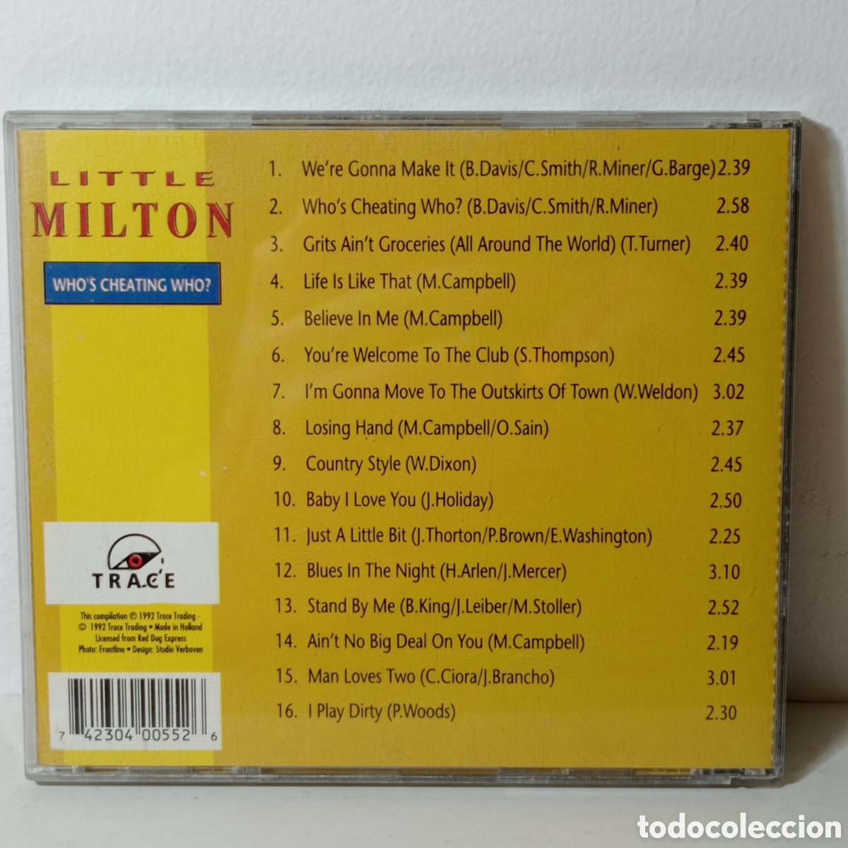 CDs de m&uacute;sica: THE LITTLE MILTON, WHOS CHEATING WHO? - Foto 2