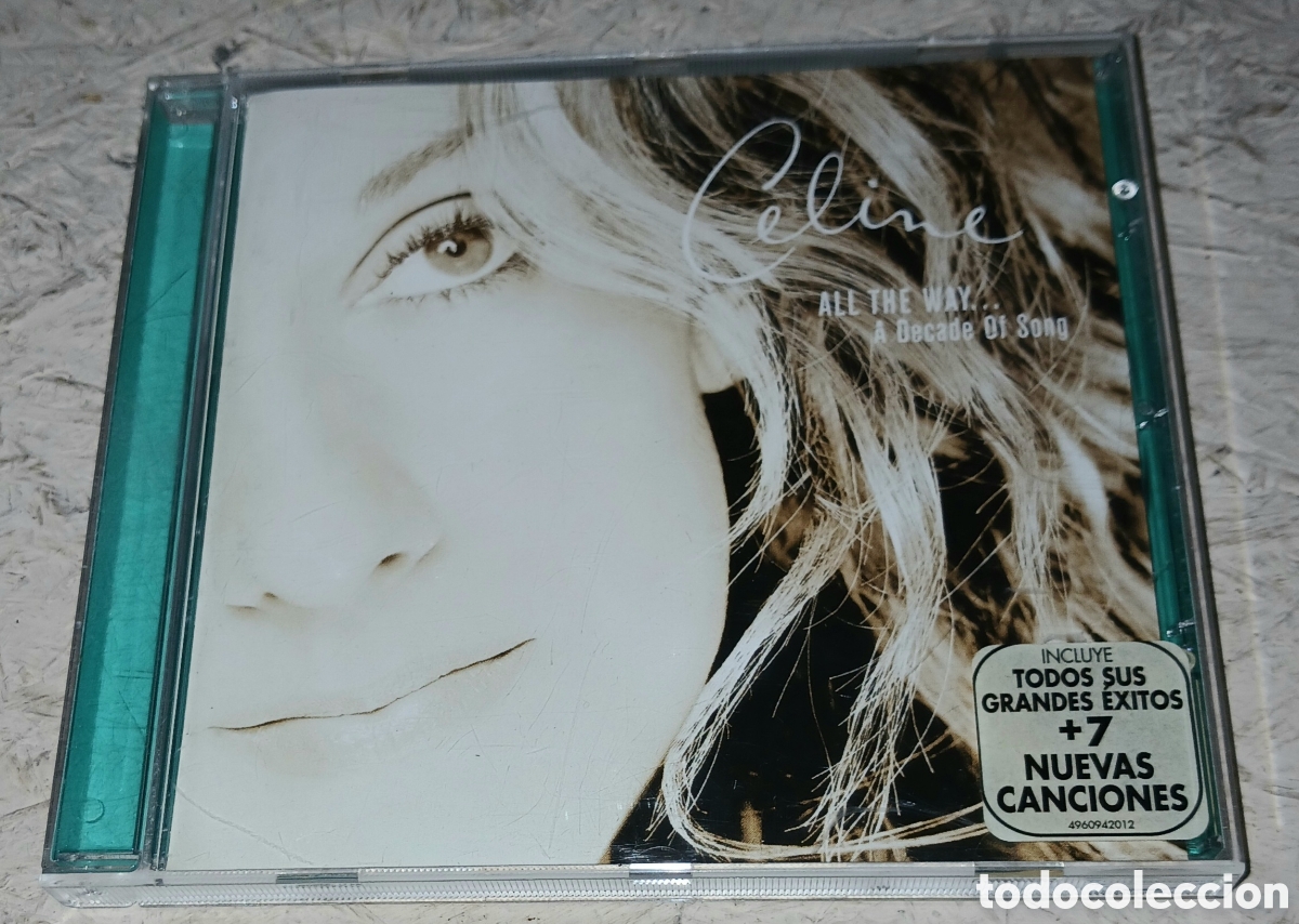 CDs de M&uacute;sica: CD Celine Dion - All The Way... A Decade Of Song (1999) Grandes &Eacute;xitos + 7 Nuevas Canciones
