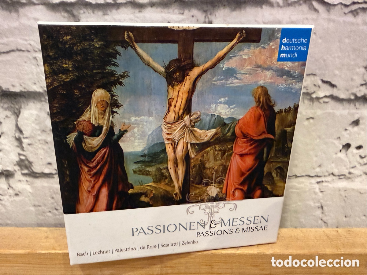 CDs de M&uacute;sica: BACH, LECHNER, PALESTRINA, DE RORE, ZELENKA, SCARLA - PASSIONEN & MESSEN / PASSIONS & MISSAE - 10 CD