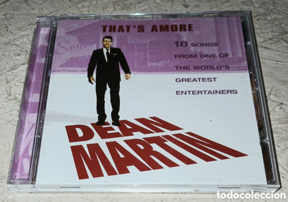 CDs de M&uacute;sica: CD Dean Martin - That's Amore (18 Canciones) - Edici&oacute;n Prism Leisure