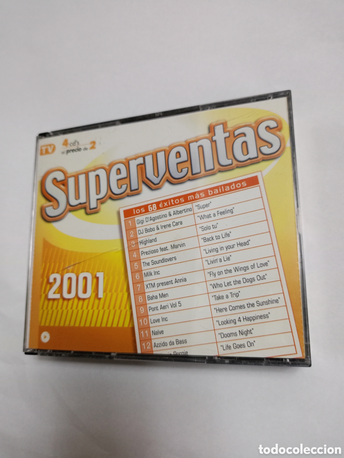 CD di Musica: 4 CD SUPERVENTAS 2001