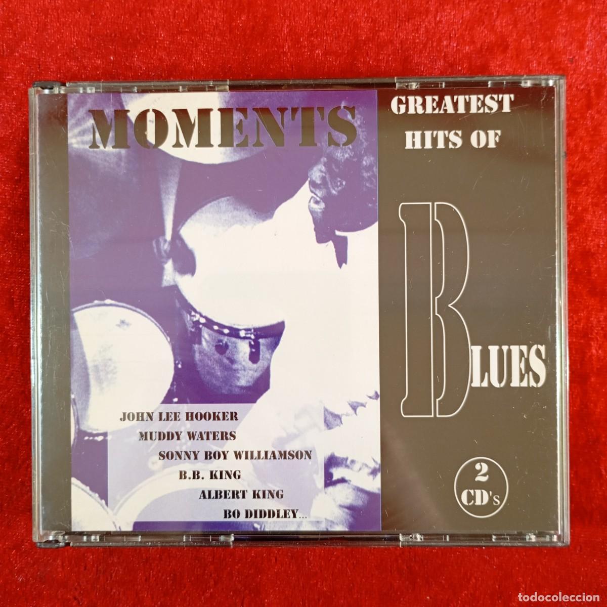 CDs de M&uacute;sica: MOMENTS - GREATEST HITS OF BLUES - JOHN LEE HOOKER, MUDDY.. - 2 DISCOS - CD - DISCO DE M&Uacute;SICA / 3635