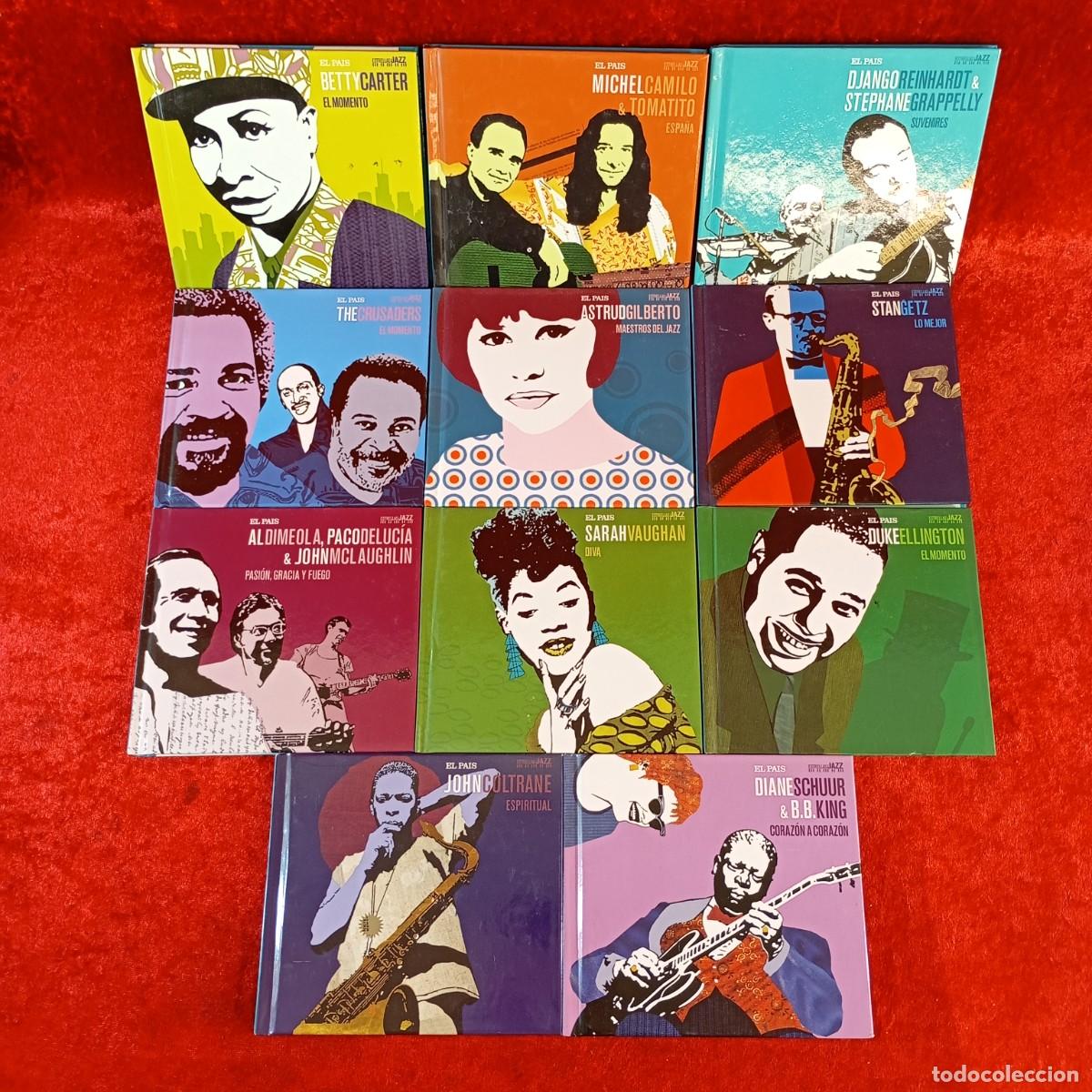 CDs de M&uacute;sica: ESTRELLAS DEL JAZZ - COLECCI&Oacute;N 11 CD'S - EL PAIS - CD'S CON LIBRETOS EXPLICATIVOS / 3652