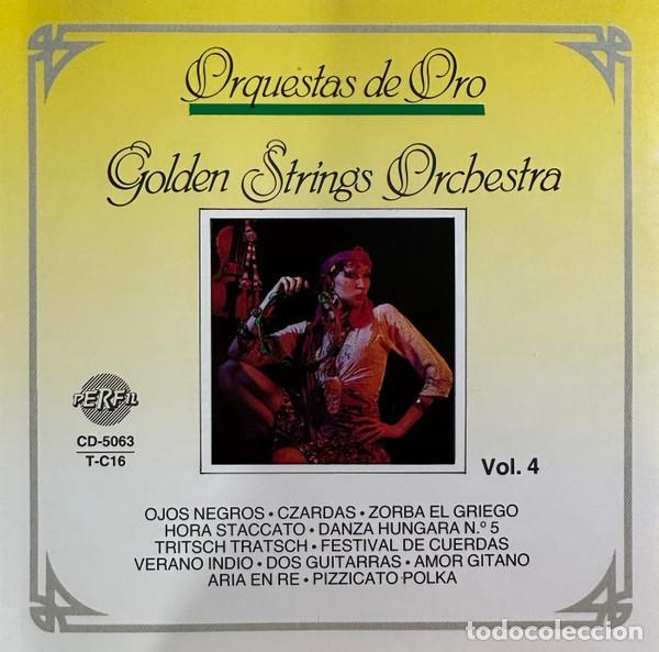 CDs de M&uacute;sica: CD GOLDEN STRINGS ORCHESTRA - Orquestas De Oro Vol. 4 - 1989 (NM/NM)