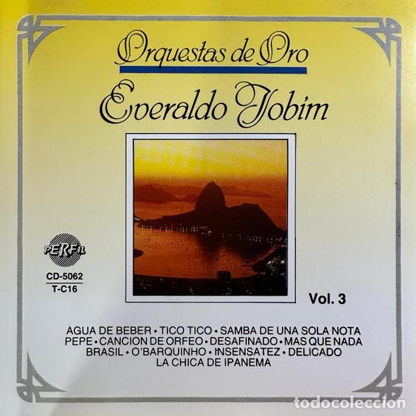 CDs de M&uacute;sica: CD EVERALDO JOBIM - Orquestas De Oro Vol. 3 - 1989 (NM/NM)