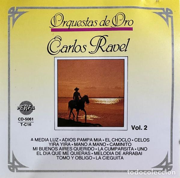 CDs de M&uacute;sica: CD CARLOS RAVEL - Orquestas De Oro Vol. 2 - 1989 (NM/NM)