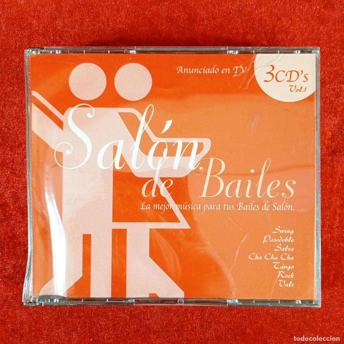 CDs de M&uacute;sica: SAL&Oacute;N DE BAILES - LA MEJOR M&Uacute;SICA PARA TUS BAILES DE SAL&Oacute;N - 3 CD'S - CD - DISCO DE M&Uacute;SICA / 3684