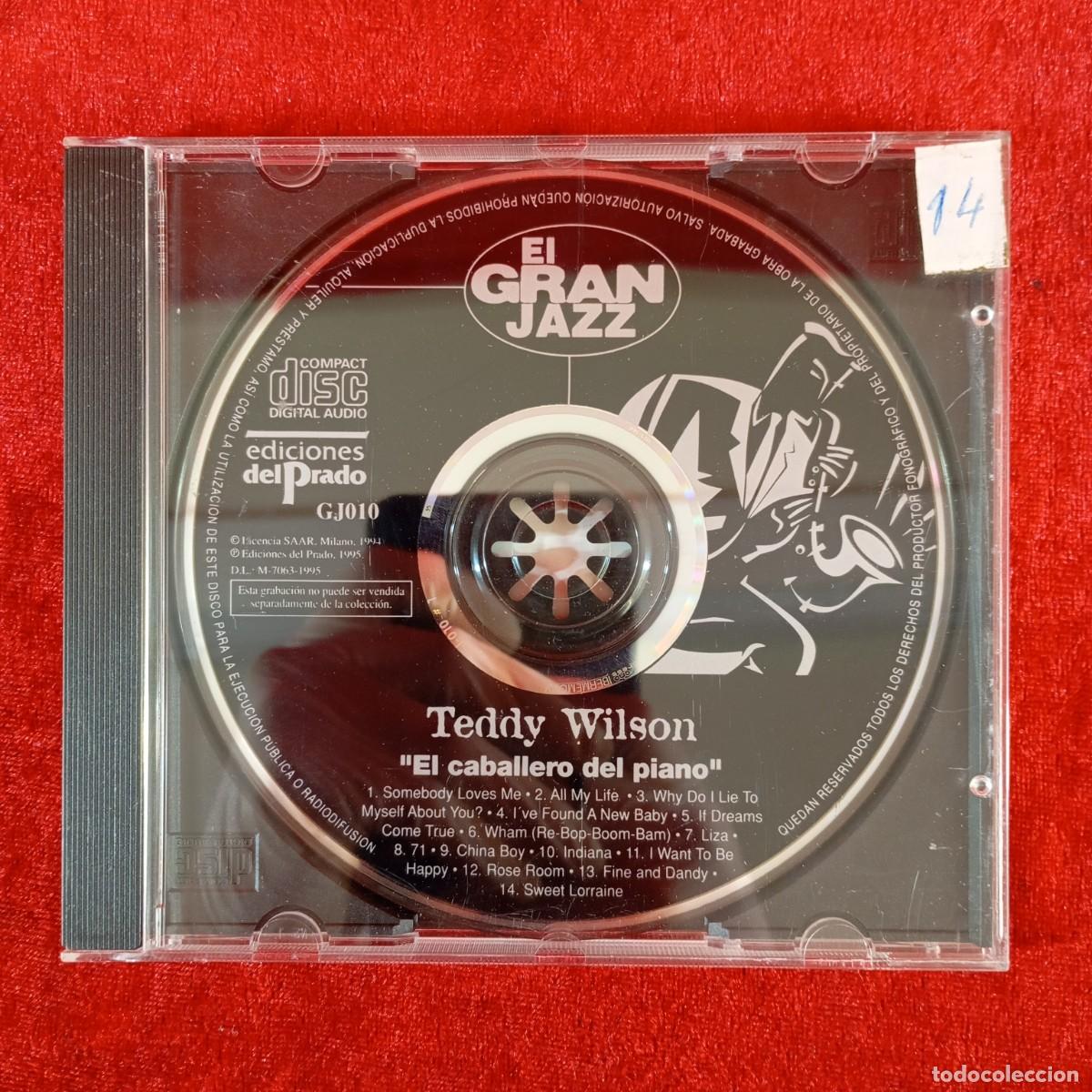 CDs de M&uacute;sica: EL GRAN JAZZ - TEDDY WILSON - EL CABALLERO DEL PIANO - GJ010 - CD - DISCO DE M&Uacute;SICA / 3692