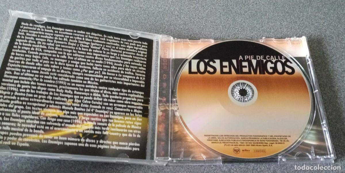 CDs de m&uacute;sica: Cd Los Enemigos A pie De Calle - Foto 3