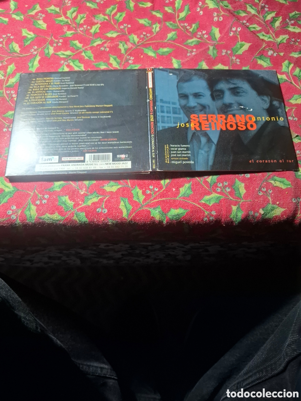 CDs de M&uacute;sica: Antonio Serrano Jos&eacute; Reinoso. El Coraz&oacute;n Al Sur Digipack