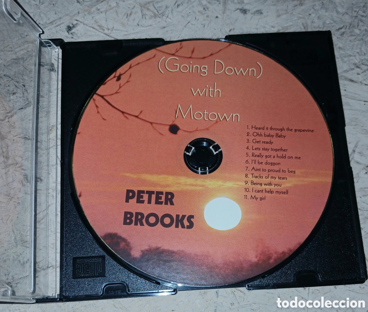 CDs de M&uacute;sica: CD PETER BROOKS - (Going Down) With Motown (Sin Car&aacute;tula / Solo Disco)