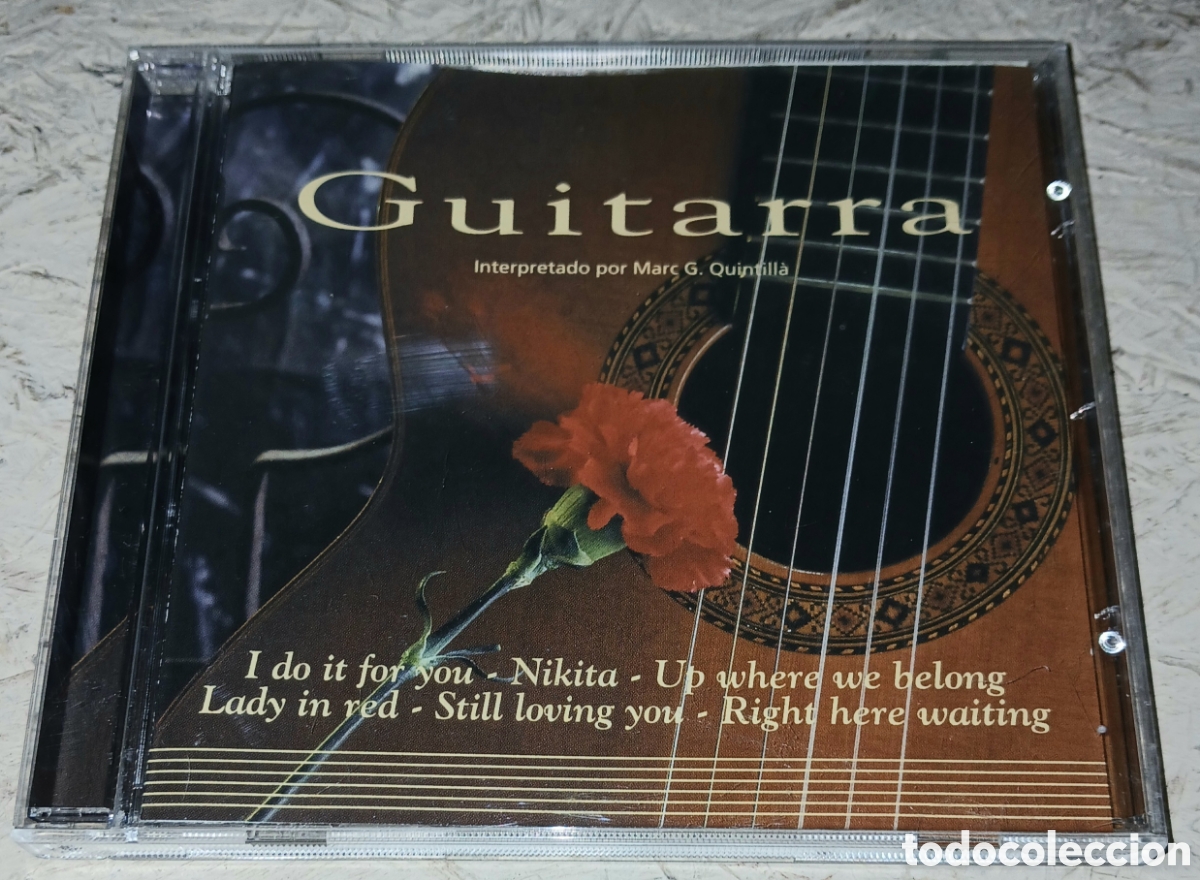 CDs de M&uacute;sica: CD Marc G. Quintanilla - Guitarra (&Eacute;xitos: Nikita, Still Loving You...)