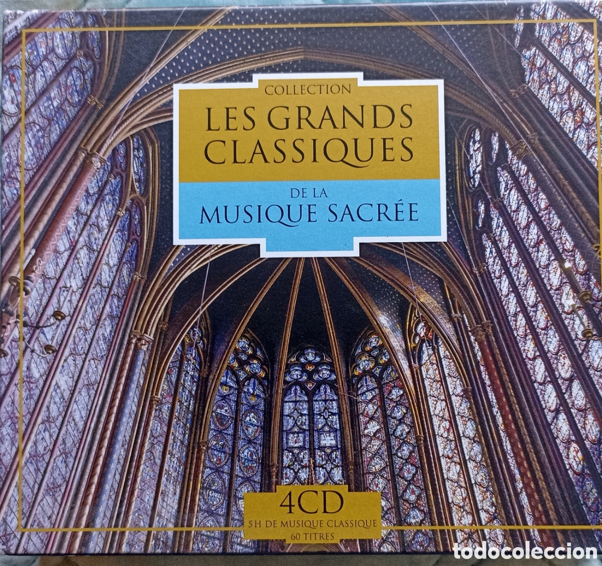 CDs de M&uacute;sica: Estuche 4 CD - Les Grands Classiques de la Musique Sacr&eacute;e (60 Titres / 5 Horas)