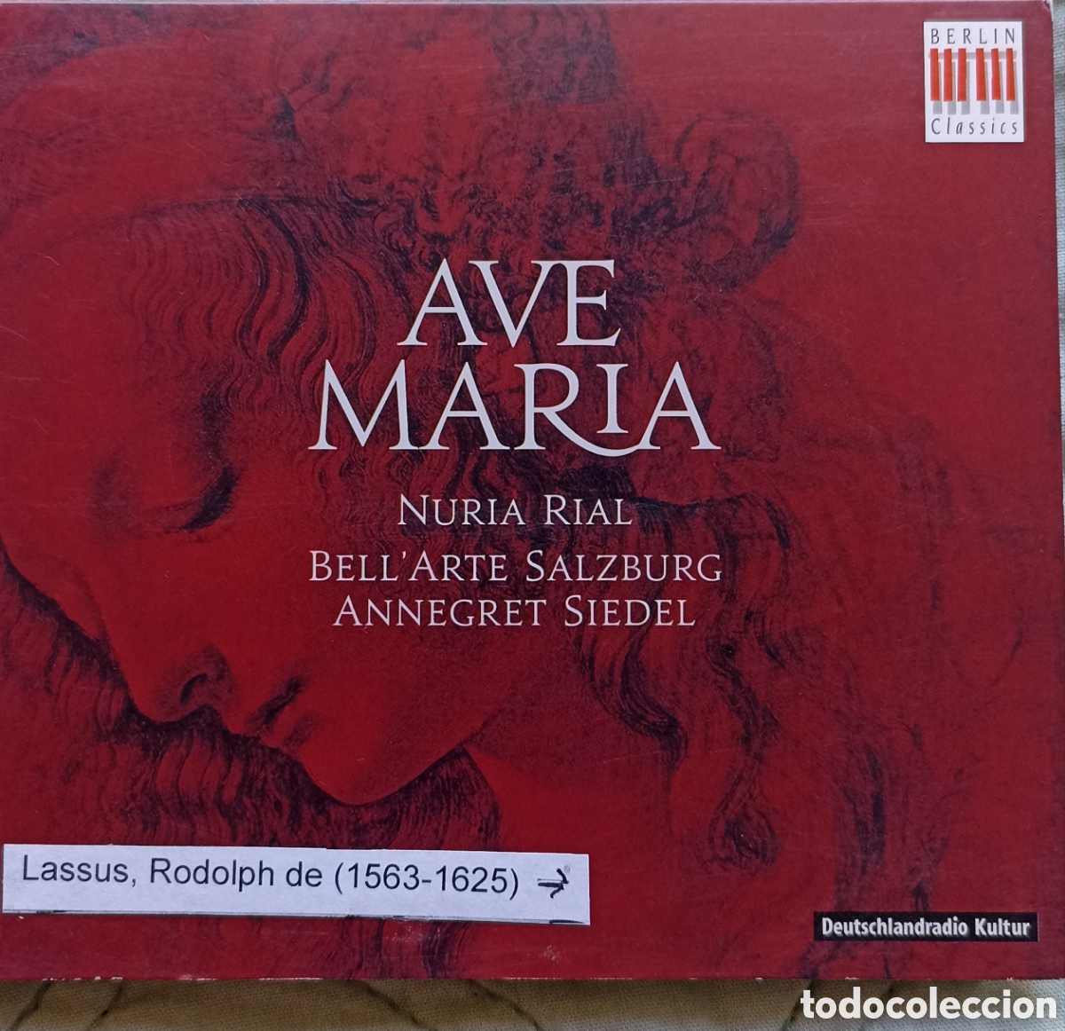 CDs de M&uacute;sica: El CD Ave Maria, interpretado por la soprano Nuria Rial y el conjunto Bell'Arte Salzburg