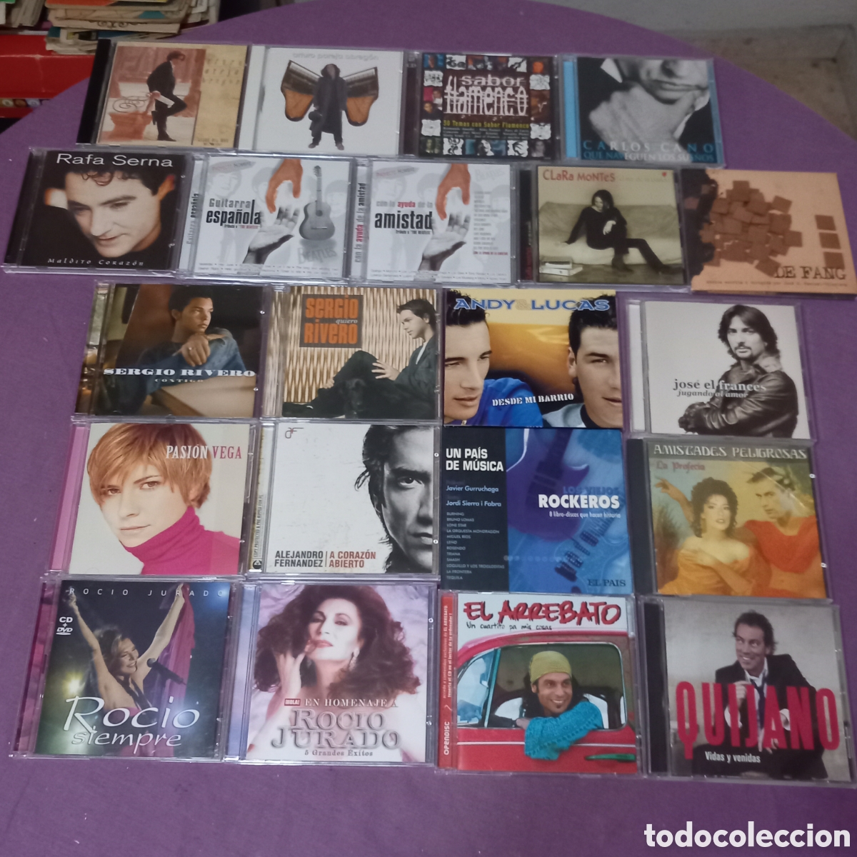 Musik-CDs: 21&times;CDs MUSICA GRUPOS y SOLISTAS ESPA&Ntilde;OLES y LATINOS(EXCELENTE y COMO NUEVOS)