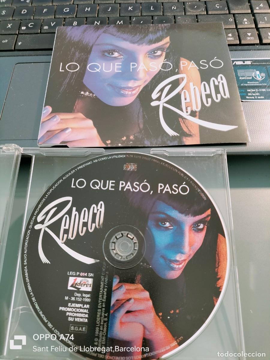 CDs de M&uacute;sica: RAR SINGLE CD. REBECA. LO QUE PAS&Oacute;, PAS&Oacute;. 1 TRACK