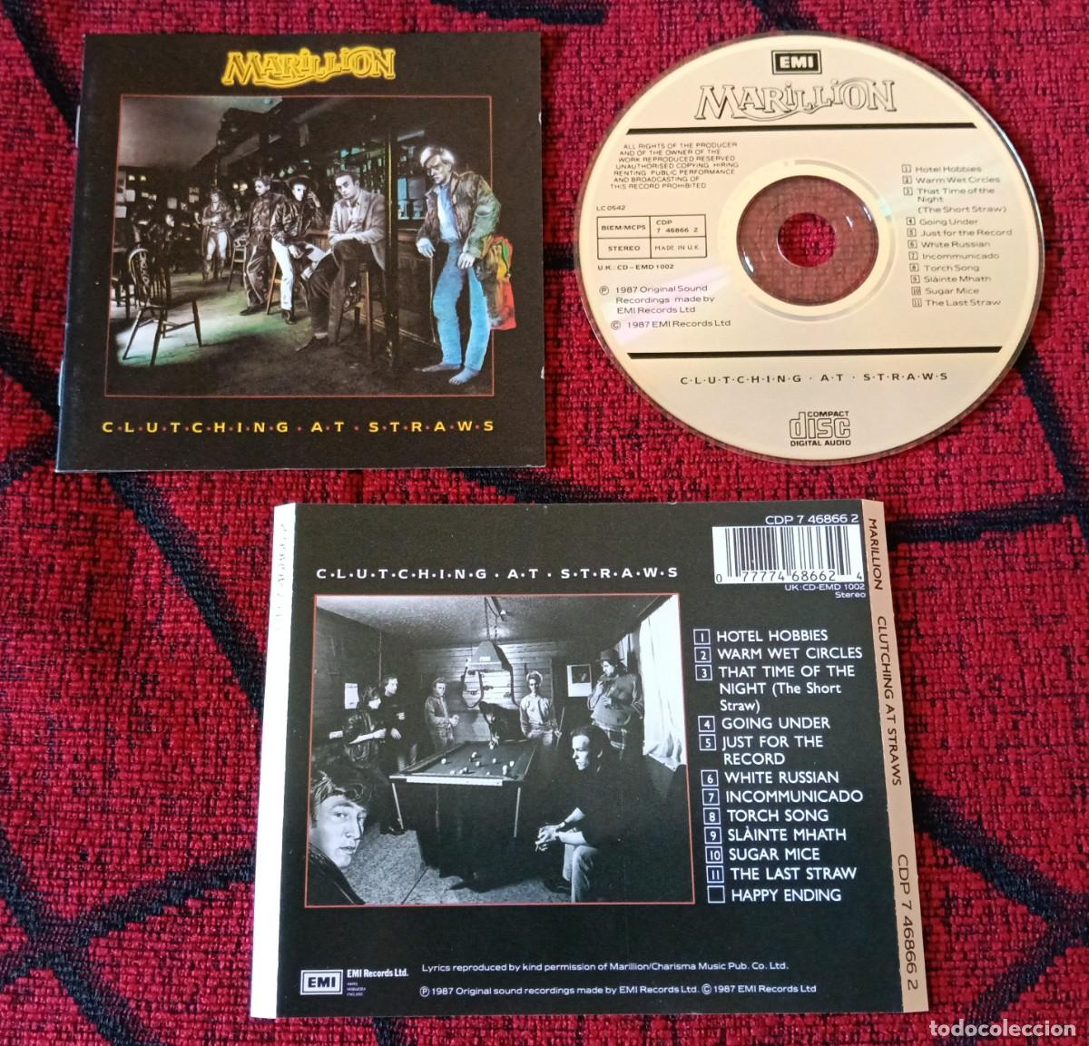 CDs de M&uacute;sica: MARILLION ** Clutching At Straws ** 1987 UK CD