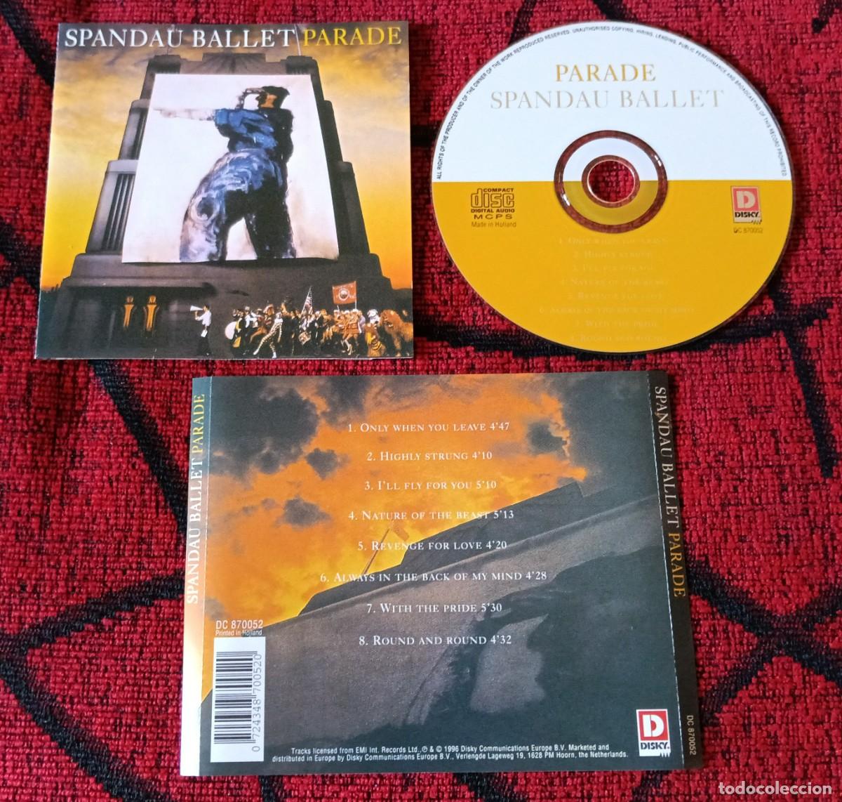 CDs de M&uacute;sica: SPANDAU BALLET ** Parade ** CD REEDICION HOLANDA 1996