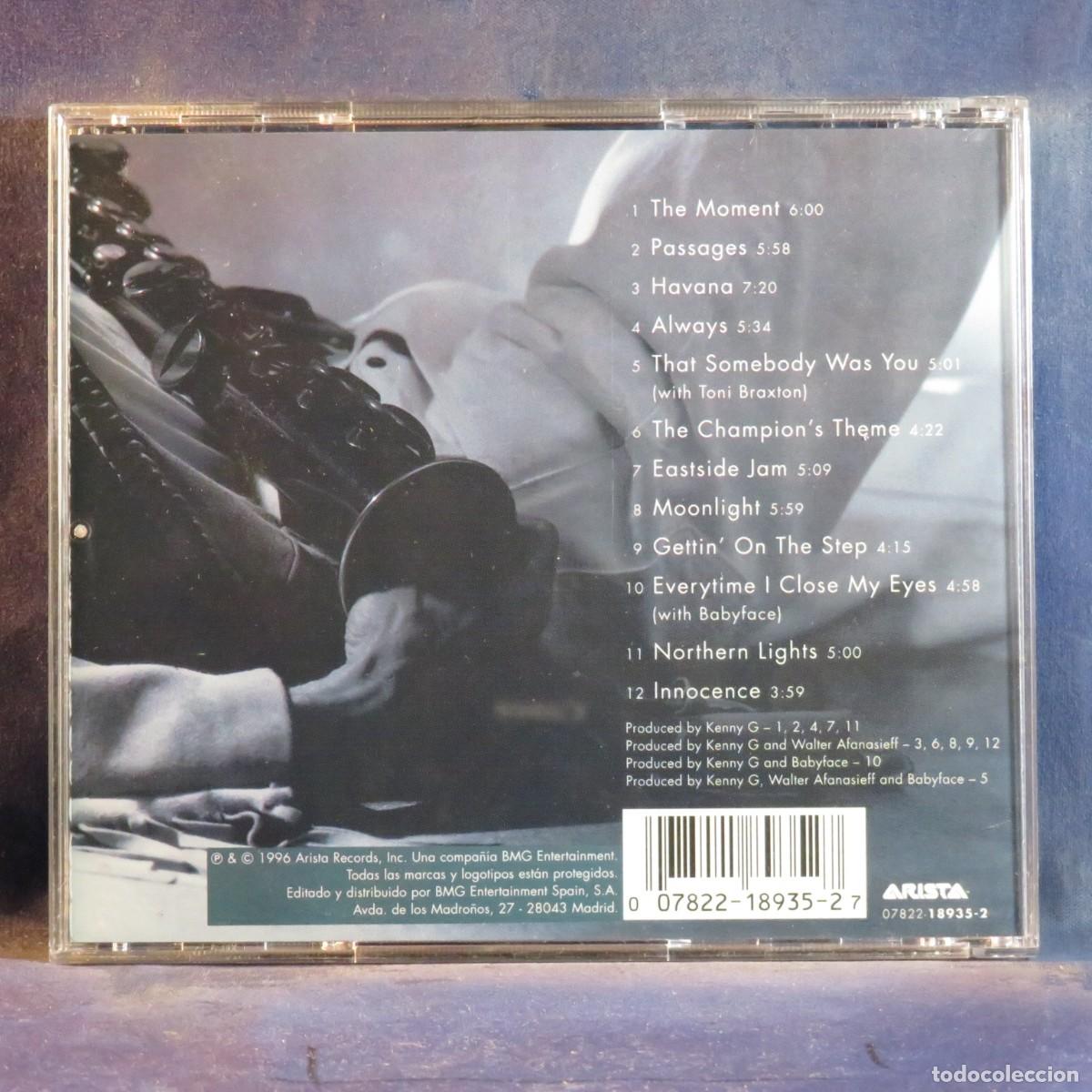 CDs de m&uacute;sica: KENNY G &ndash; THE MOMENT - CD - Foto 2