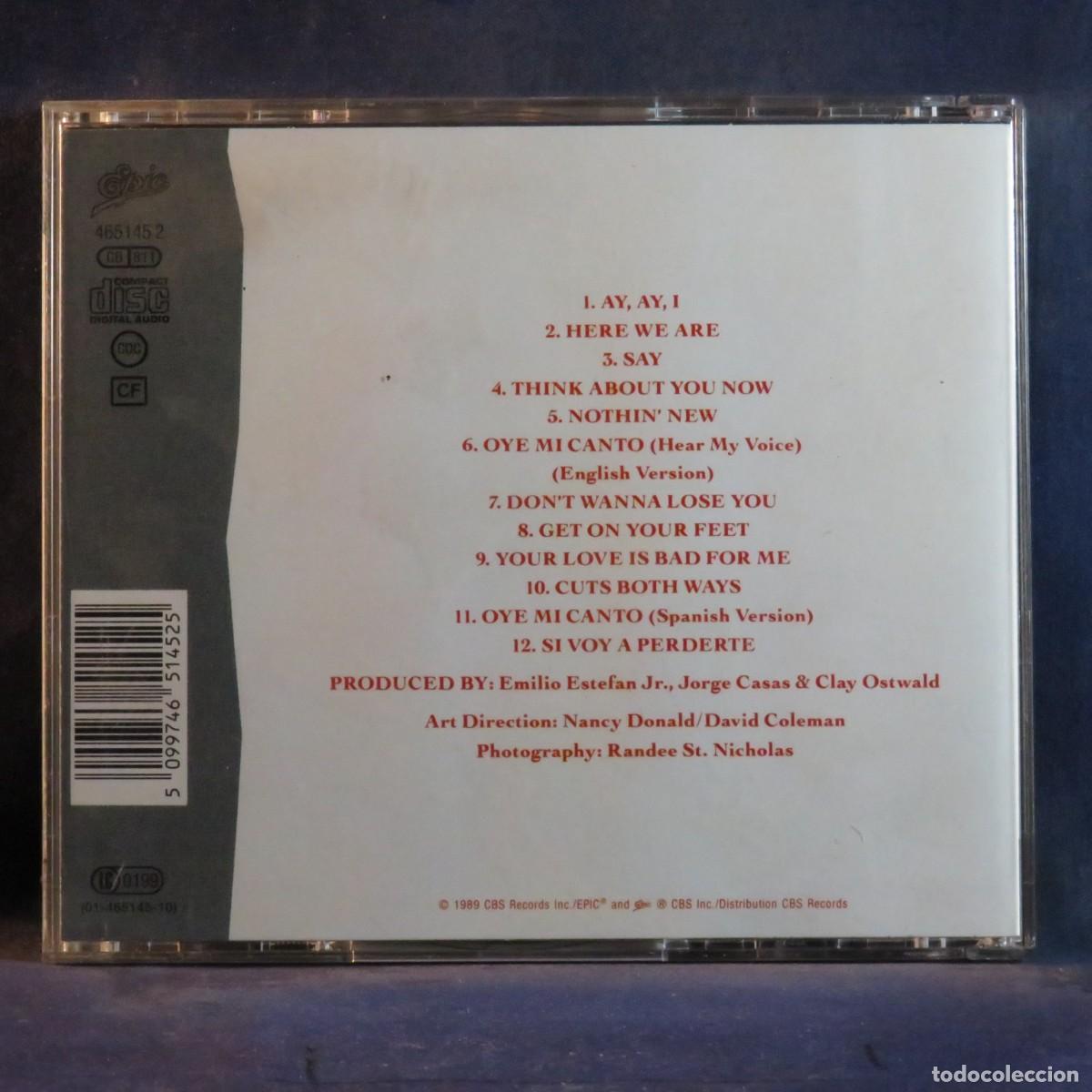 CDs de m&uacute;sica: GLORIA ESTEFAN &ndash; CUTS BOTH WAYS - CD - Foto 2