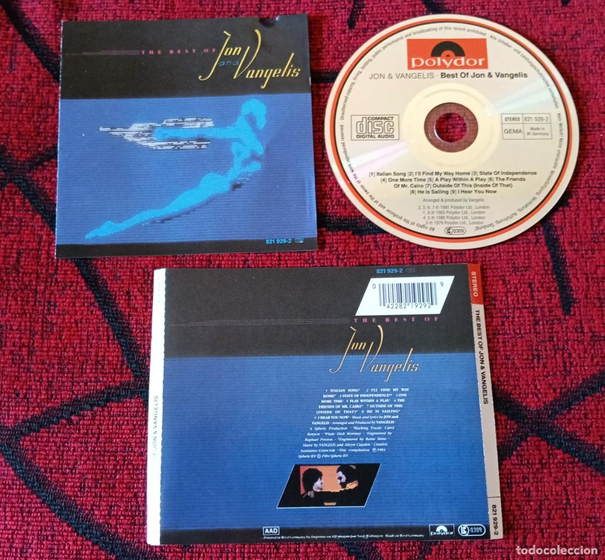 CDs de M&uacute;sica: JON AND VANGELIS ** The Best Of Jon And Vangelis ** CD ALEMANIA 1984