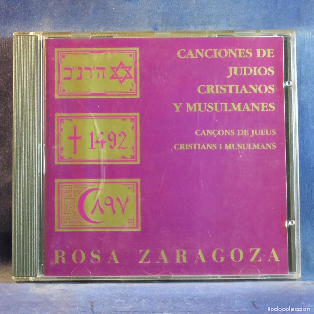 CDs de M&uacute;sica: ROSA ZARAGOZA &ndash; CANCIONES DE JUDIOS CRISTIANOS Y MUSULMANES - CD