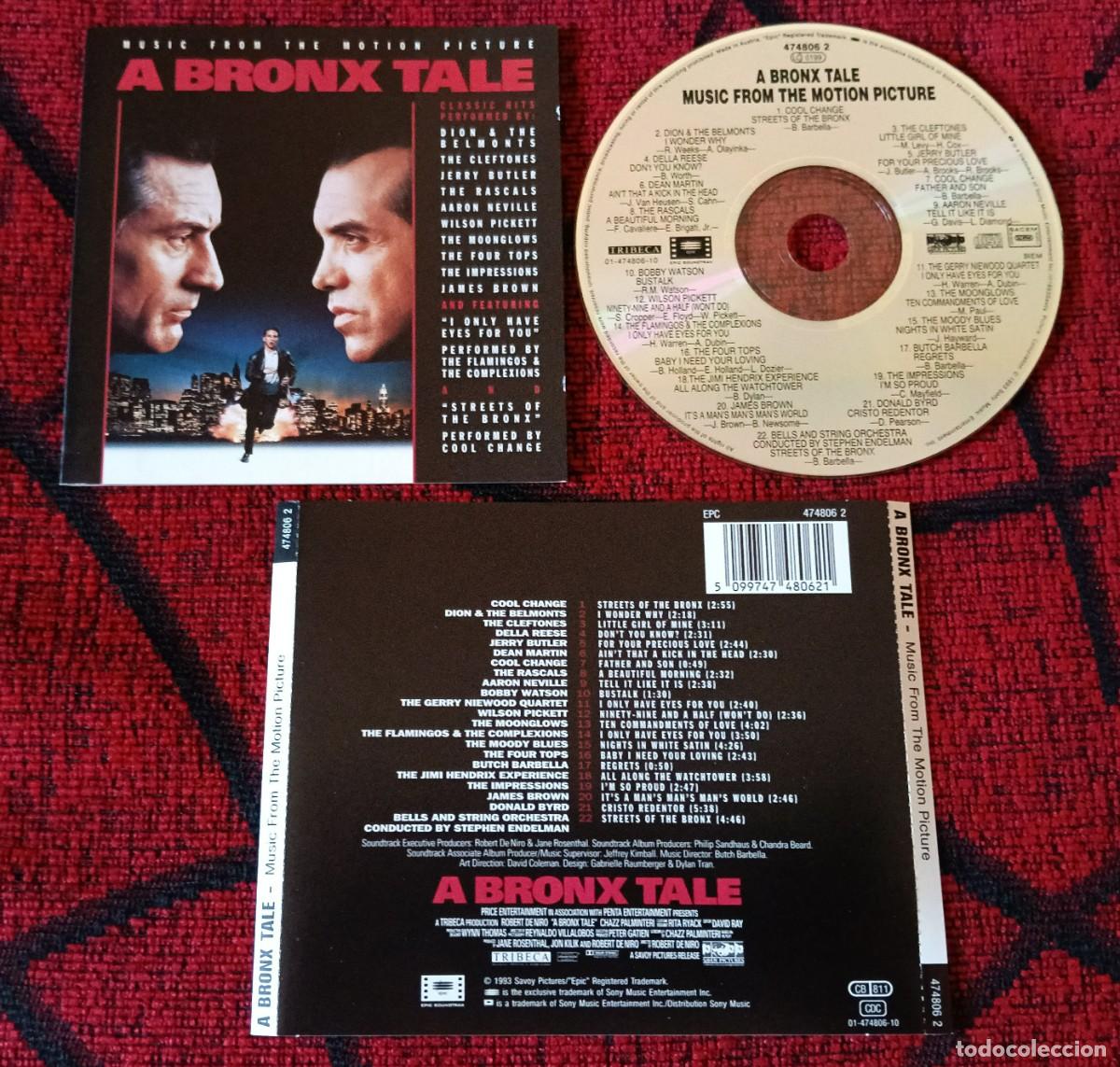 CDs de M&uacute;sica: A BRONX TALE *BANDA SONORA* 1993 CD AARON NEVILLE The Rascals WILSON PICKETT