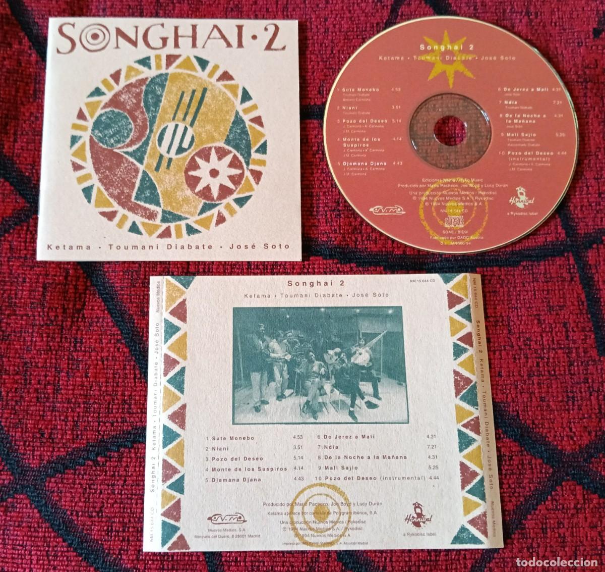 CDs de M&uacute;sica: KETAMA / TOUMANI DIABATE / JOSE SOTO ** Songhai 2 ** CD 1994