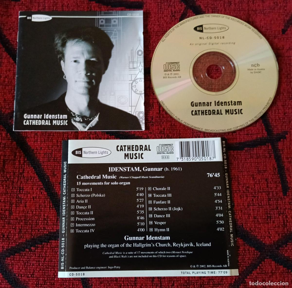 CDs de M&uacute;sica: GUNNAR IDENSTAM ** Cathedral Music ** CD 2002