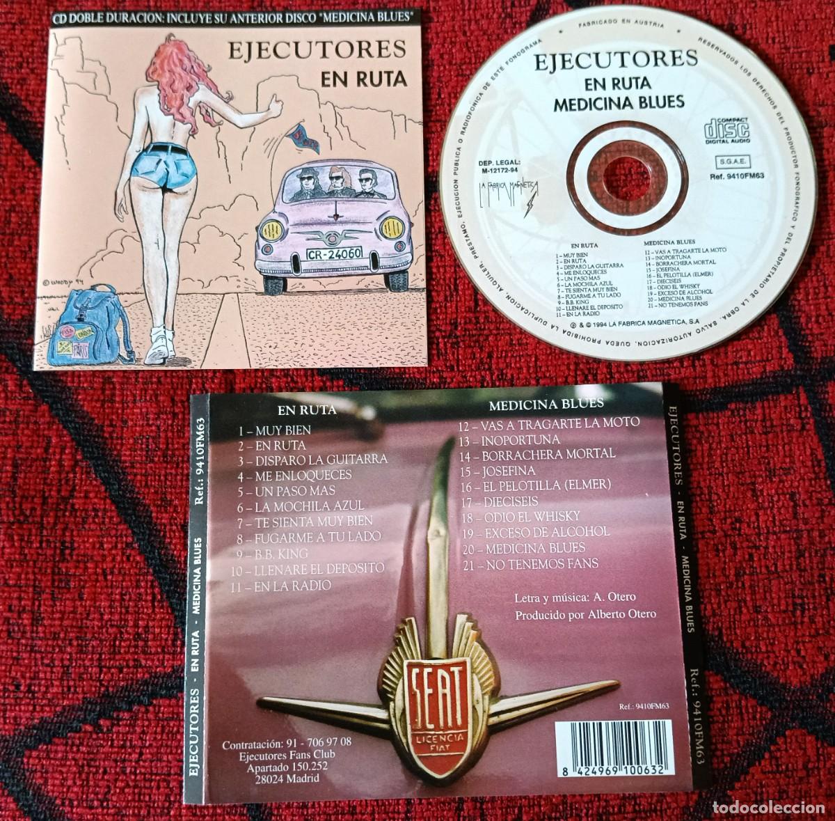 CDs de M&uacute;sica: EJECUTORES ** En Ruta / Medicina Blues ** CD 1994