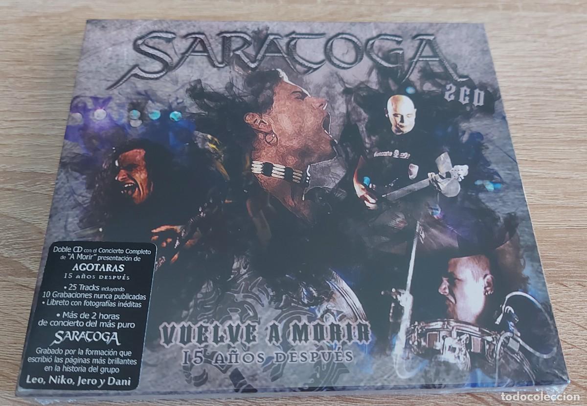 CDs de M&uacute;sica: 2 CD SARATOGA VUELVE A MORIR 15 A&Ntilde;OS DESPUES PRECINTADO