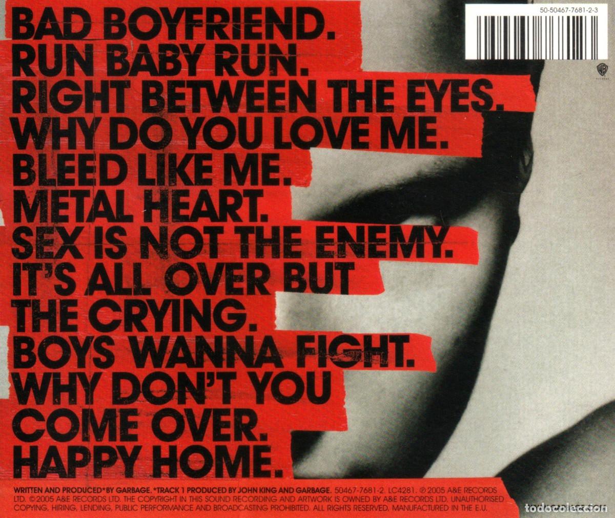 CDs de m&uacute;sica: GARBAGE. BLEED LIKE ME. CD. - Foto 3