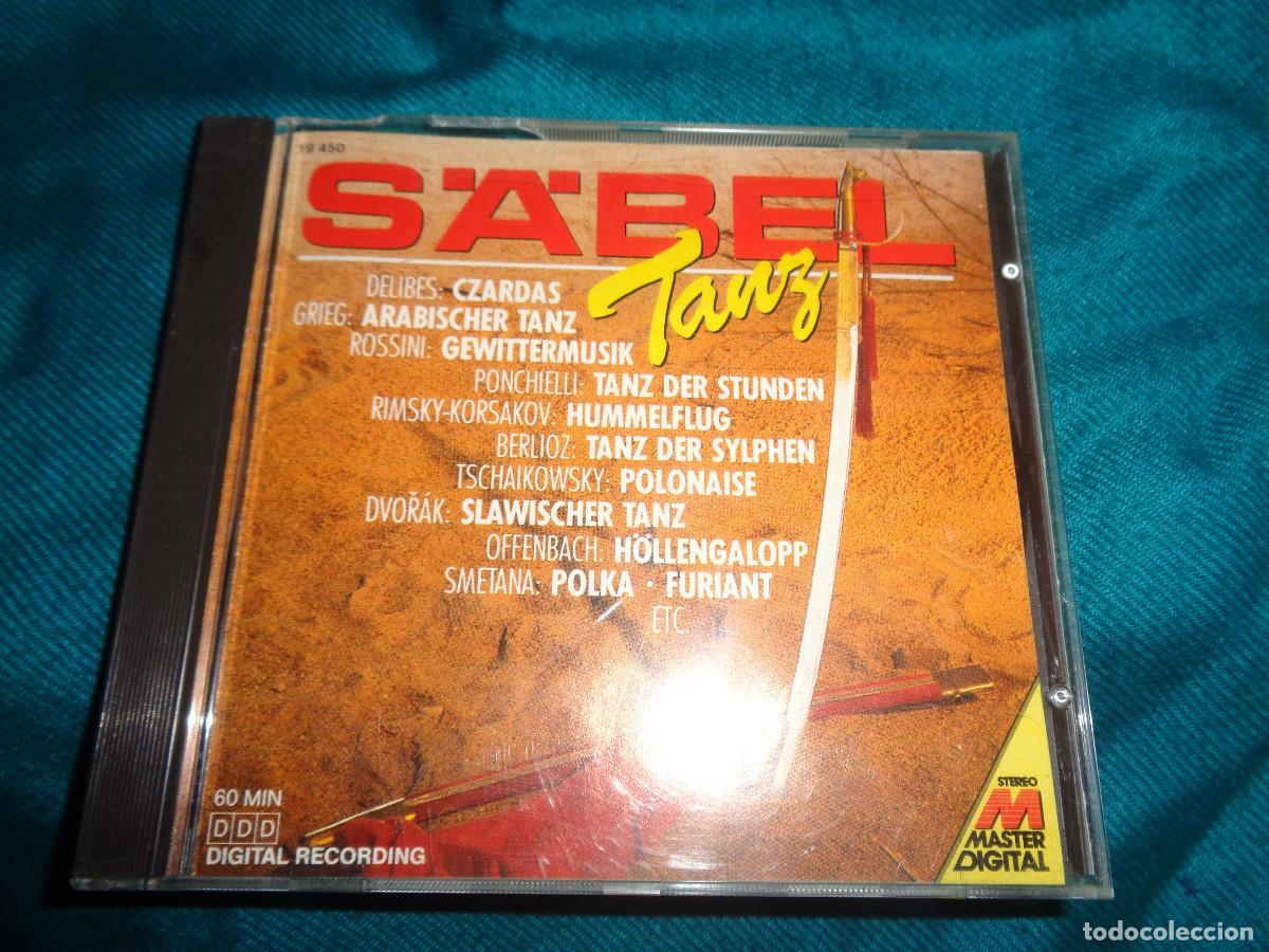 CDs de M&uacute;sica: SABELTANZ. DELIBES, GRIEG, ROSSINI, SMETANA, DVORAK....CD. IMPECABLE