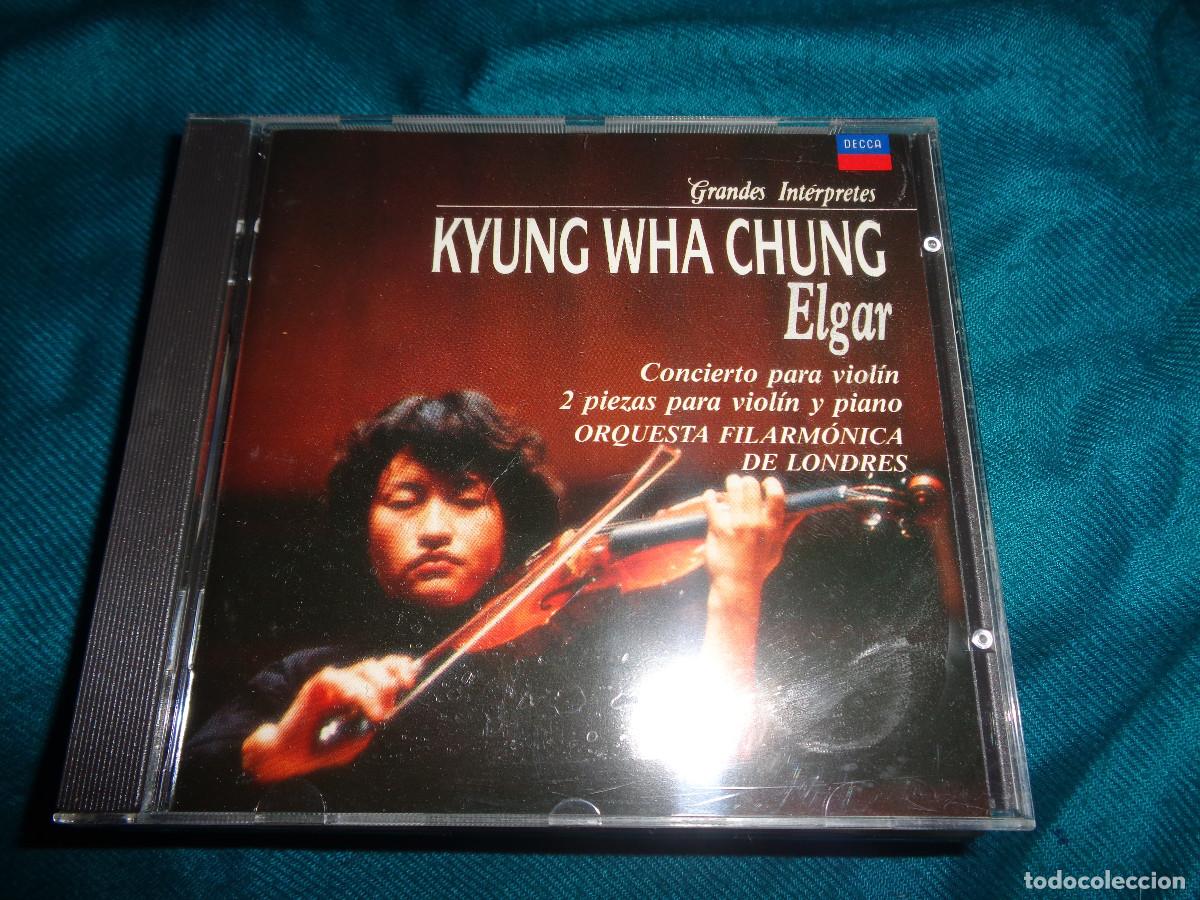 CDs de M&uacute;sica: KYUNG WHA CHUNG. ELGAR. CONCIERTO PARA VIOLIN. GRANDES INTERPRETES. CD. IMPECABLE(#)