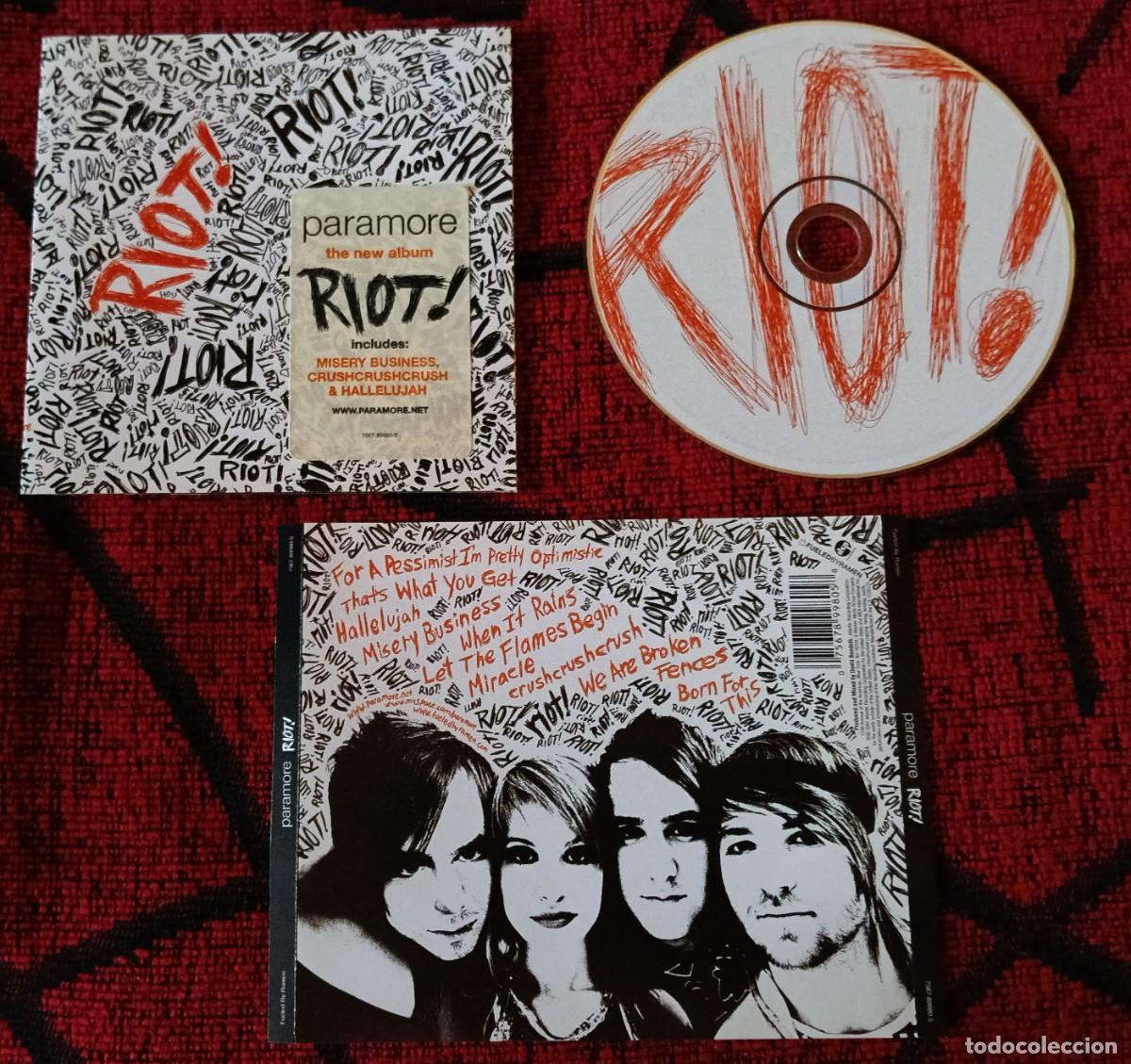 CDs de m&uacute;sica: PARAMORE ** Riot! ** CD 2007 - Foto 1
