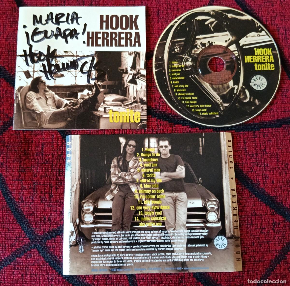 CDs de M&uacute;sica: HOOK HERRERA ** Tonite ** CD 1997 **FIRMADO Y DEDICADO**