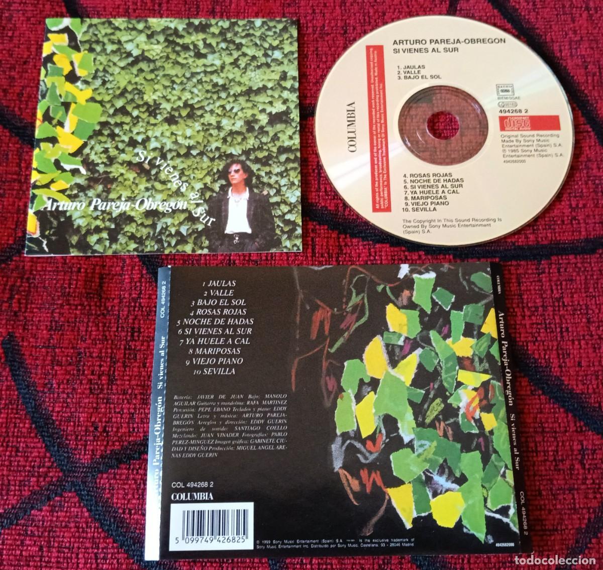 CDs de M&uacute;sica: Arturo Pareja-Obreg&oacute;n ** Si Vienes Al Sur ** CD 1999