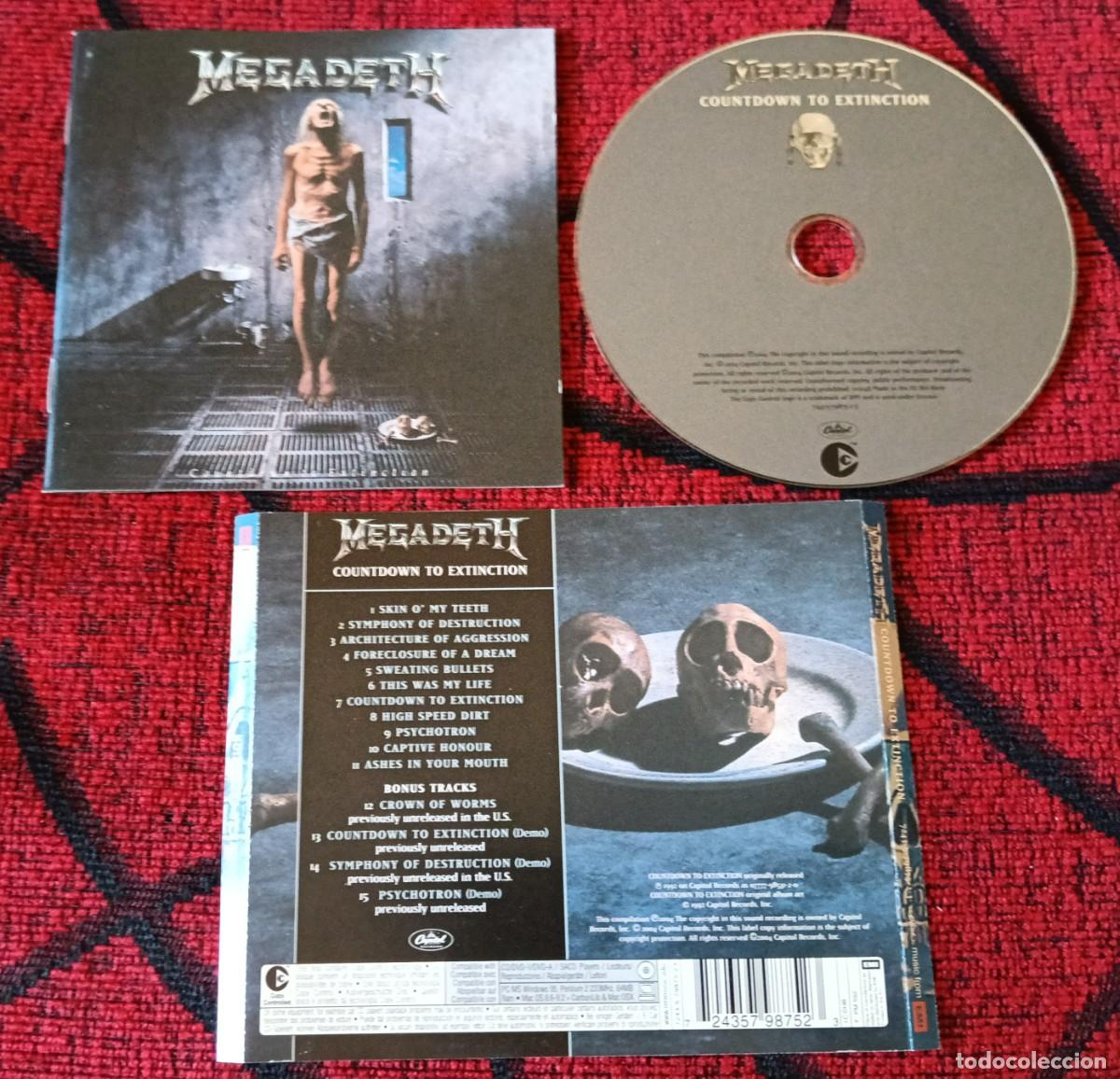 CDs de m&uacute;sica: MEGADETH ** Countdown To Extinction ** CD REEDICION 2004 - Foto 1