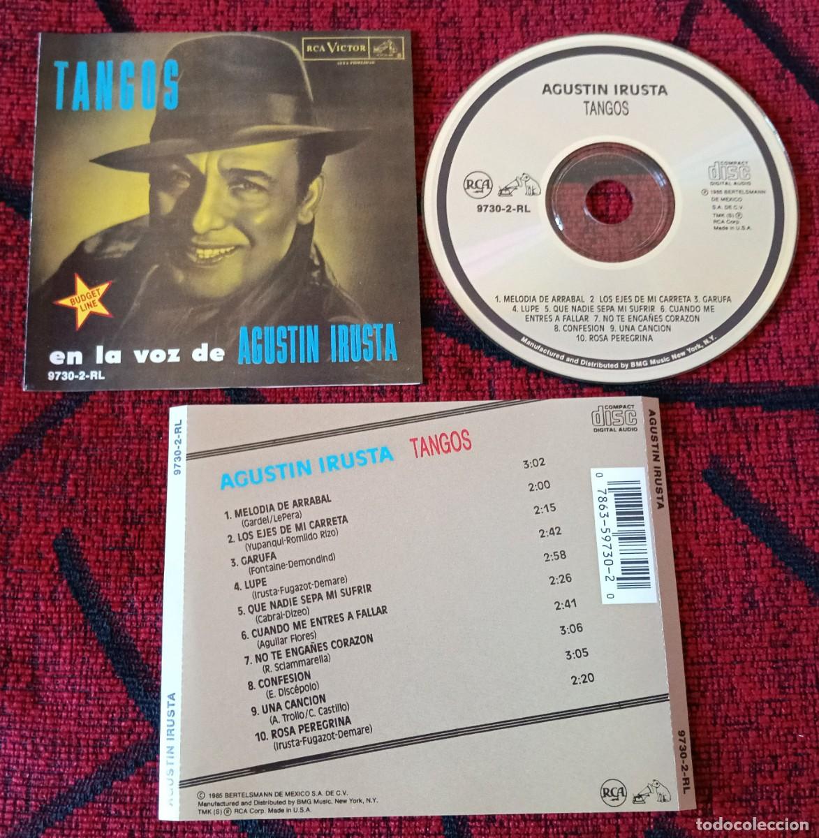 CDs de M&uacute;sica: AGUSTIN IRUSTA ** Tangos En La Voz de Agust&iacute;n Irusta ** CD USA