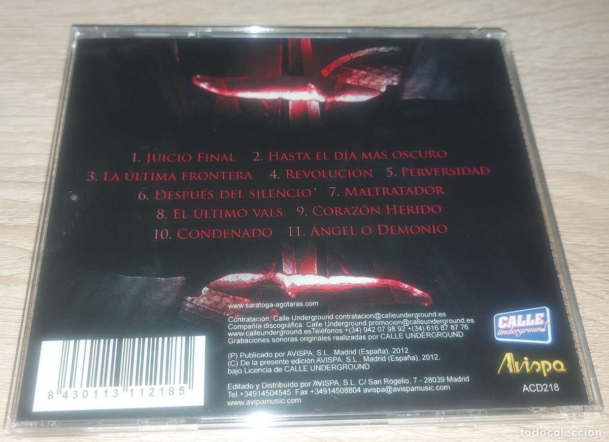 CDs de m&uacute;sica: CD SARATOGA NEMESIS AVISPA RECORDS a&ntilde;o 2012 - Foto 2